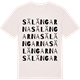 Vintage White t-shirt med Sälängarna ordlek t-shirt