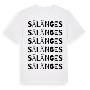 Sälänges ordlek t-shirt – ekologisk bomull t-shirt från Pinshirt
