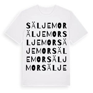 Säljemor ordlek t-shirt – ekologisk bomull t-shirt från Pinshirt