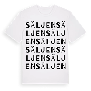 Säljen ordlek t-shirt – ekologisk bomull t-shirt från Pinshirt