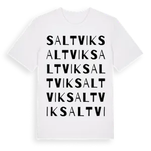 Saltvik ordlek t-shirt – ekologisk bomull t-shirt från Pinshirt