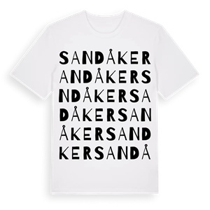 Sandåker ordlek t-shirt – ekologisk bomull t-shirt från Pinshirt