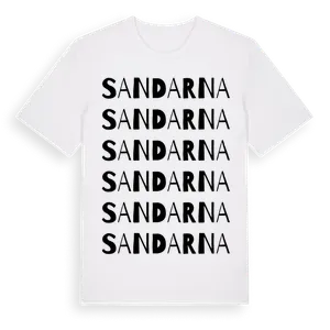 Sandarna ordlek t-shirt – ekologisk bomull t-shirt från Pinshirt