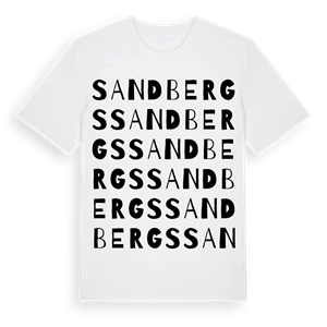 Sandbergs ordlek t-shirt – ekologisk bomull t-shirt från Pinshirt