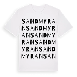 Sandmyran ordlek t-shirt – ekologisk bomull t-shirt från Pinshirt