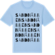 Blue Soul t-shirt med Sandnäbben ordlek t-shirt