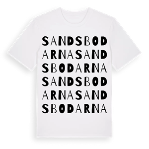 Sandsbodarna ordlek t-shirt – ekologisk bomull t-shirt från Pinshirt