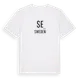 White t-shirt med Se i Sverige t-shirt
