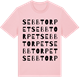 Pink Cotton t-shirt med Sebbtorpet ordlek t-shirt