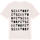 Vintage White t-shirt med Sebbtorpet ordlek t-shirt