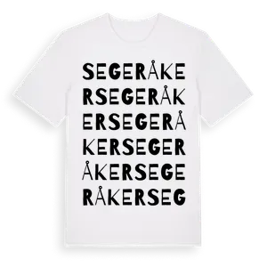 Segeråker ordlek t-shirt – ekologisk bomull t-shirt från Pinshirt