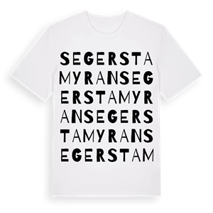 Segerstamyran ordlek t-shirt – ekologisk bomull t-shirt från Pinshirt