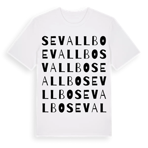 Sevallbo ordlek t-shirt – ekologisk bomull t-shirt från Pinshirt