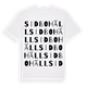 Sidbohäll ordlek t-shirt