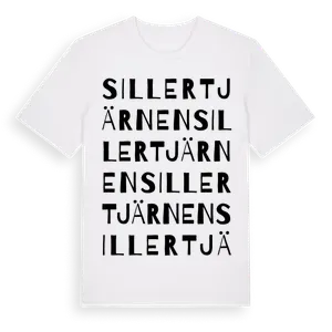 Sillertjärnen ordlek t-shirt – ekologisk bomull t-shirt från Pinshirt