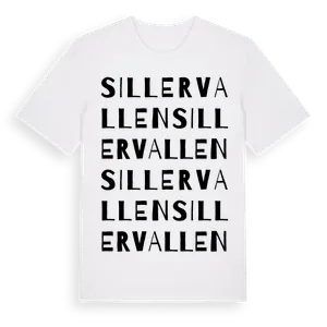 Sillervallen ordlek t-shirt – ekologisk bomull t-shirt från Pinshirt