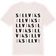 Vintage White t-shirt med Sillvik ordlek t-shirt