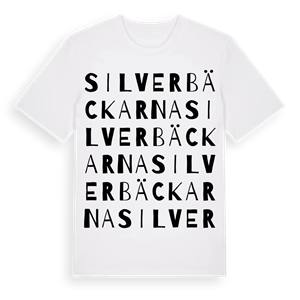 Silverbäckarna ordlek t-shirt – ekologisk bomull t-shirt från Pinshirt