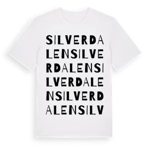 Silverdalen ordlek t-shirt – ekologisk bomull t-shirt från Pinshirt
