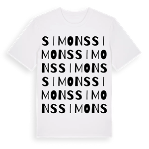 Simons ordlek t-shirt – ekologisk bomull t-shirt från Pinshirt