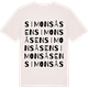 Vintage White t-shirt med Simonsåsen ordlek t-shirt