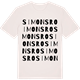 Vintage White t-shirt med Simonsro ordlek t-shirt