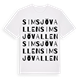 Simsjövallen ordlek t-shirt