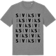 Mid Heather Gray t-shirt med Sivik ordlek t-shirt