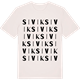 Vintage White t-shirt med Sivik ordlek t-shirt