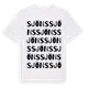 White t-shirt med Sjöns ordlek t-shirt