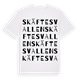 Skäftesvallen ordlek t-shirt