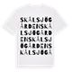 Skålsjögården ordlek t-shirt