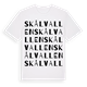 Skålvallen ordlek t-shirt