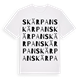 Skärpan ordlek t-shirt
