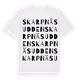 Skarpnäsudden ordlek t-shirt