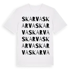 Skarva ordlek t-shirt – ekologisk bomull t-shirt från Pinshirt