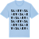 Blue Soul t-shirt med Skarva ordlek t-shirt