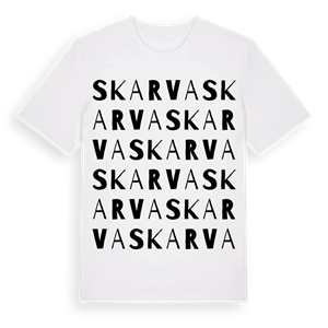 Skarva ordlek t-shirt – ekologisk bomull t-shirt från Pinshirt