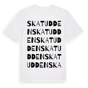 Skatudden ordlek t-shirt – ekologisk bomull t-shirt från Pinshirt