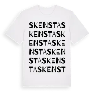 Skensta ordlek t-shirt – ekologisk bomull t-shirt från Pinshirt