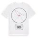 White t-shirt med Skog t-shirt