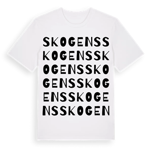 Skogens ordlek t-shirt – ekologisk bomull t-shirt från Pinshirt
