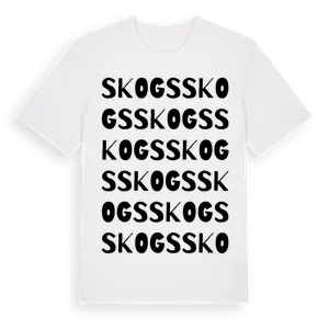 Skogs ordlek t-shirt – ekologisk bomull t-shirt från Pinshirt