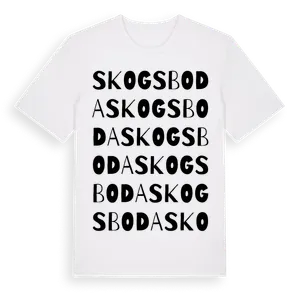 Skogsboda ordlek t-shirt – ekologisk bomull t-shirt från Pinshirt
