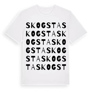 Skogsta ordlek t-shirt – ekologisk bomull t-shirt från Pinshirt