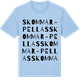 Blue Soul t-shirt med Skommar-Pellas ordlek t-shirt