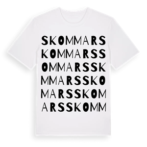 Skommars ordlek t-shirt – ekologisk bomull t-shirt från Pinshirt
