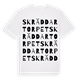 Skräddartorpet ordlek t-shirt