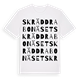 Skräddrabonäset ordlek t-shirt