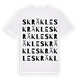 Skräkle ordlek t-shirt